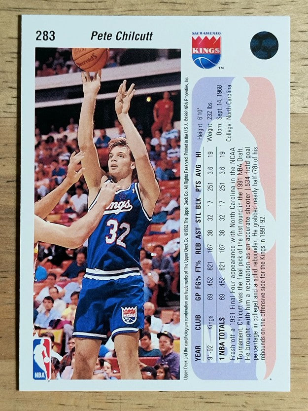 1992-93 Upper Deck #283 Pete Chilcutt