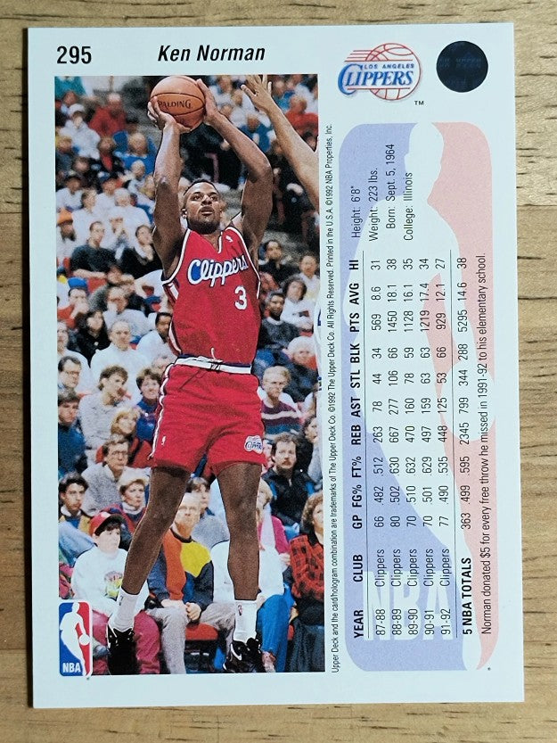 1992-93 Upper Deck #295 Ken Norman