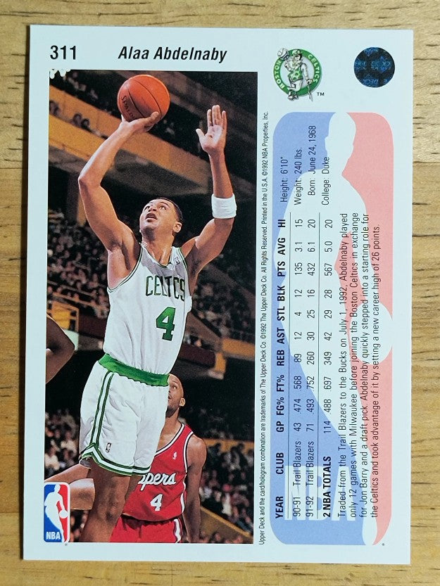 1992-93 Upper Deck #311 Alaa Abdelnaby