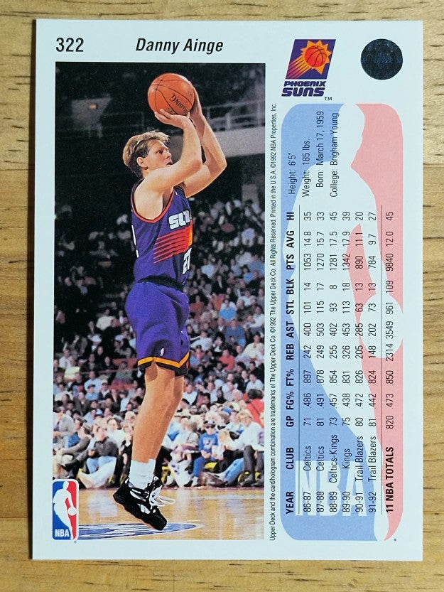 1992-93 Upper Deck #322 Danny Ainge
