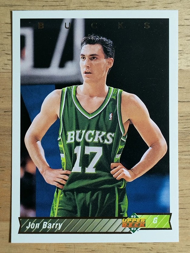 1992-93 Upper Deck #417 Jon Barry RC
