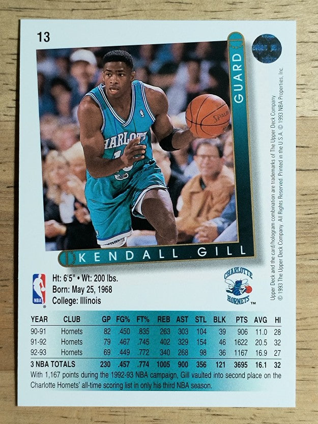 1993-94 Upper Deck #13 Kendall Gill