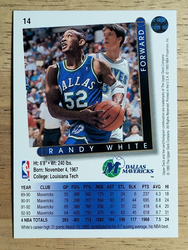 1993-94 Upper Deck #14 Randy White