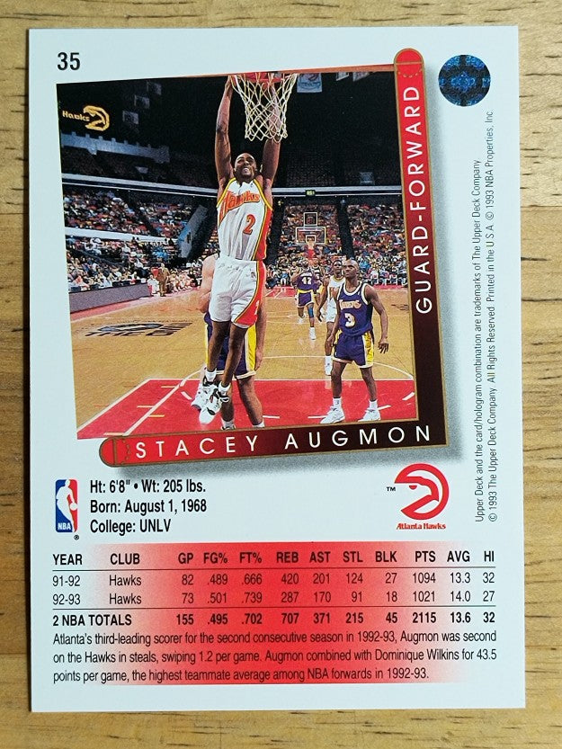 1993-94 Upper Deck #35 Stacey Augmon