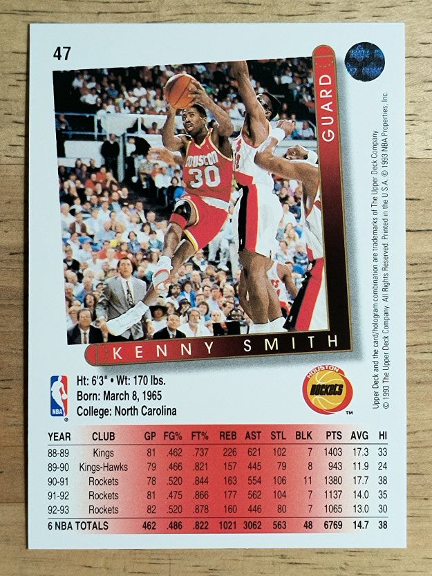 1993-94 Upper Deck #47 Kenny Smith