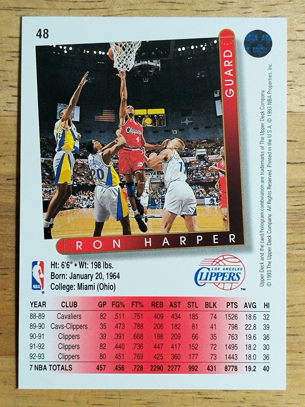 1993-94 Upper Deck #48 Ron Harper