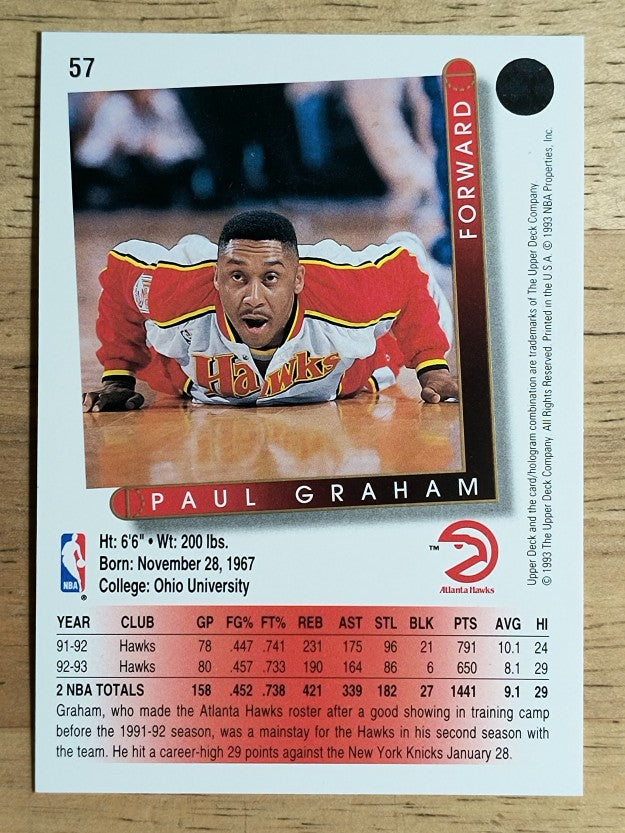 1993-94 Upper Deck #57 Paul Graham