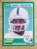 1989 Score #272 Andre Rison RC