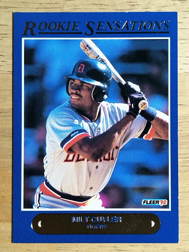 1992 Fleer Rookie Sensations #7 Milt Cuyler
