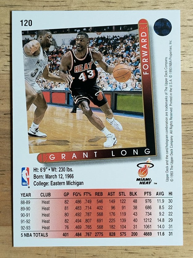 1993-94 Upper Deck #120 Grant Long