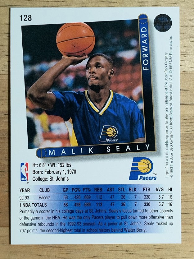 1993-94 Upper Deck #128 Malik Sealy