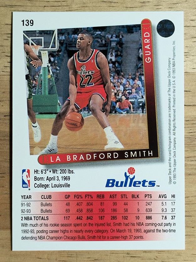 1993-94 Upper Deck #139 LaBradford Smith