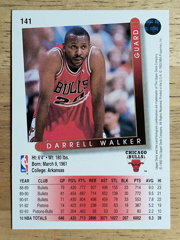 1993-94 Upper Deck #141 Darrell Walker