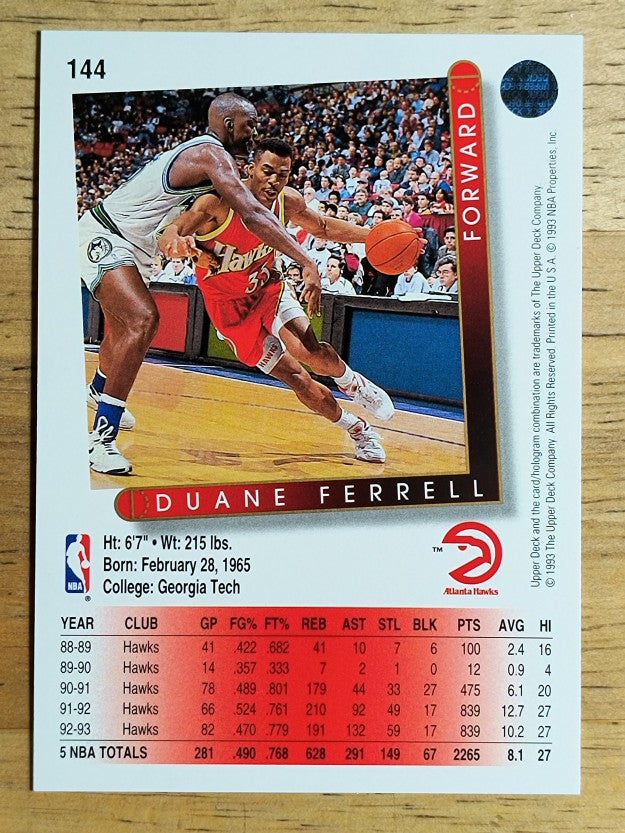1993-94 Upper Deck #144 Duane Ferrell