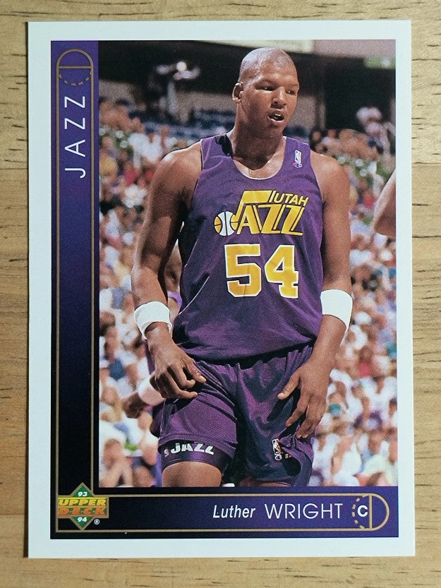 1993-94 Upper Deck #156 Luther Wright RC