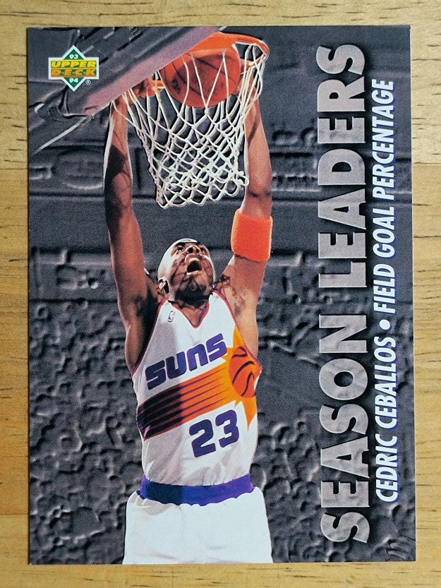 1993-94 Upper Deck #172 Cedric Ceballos SL