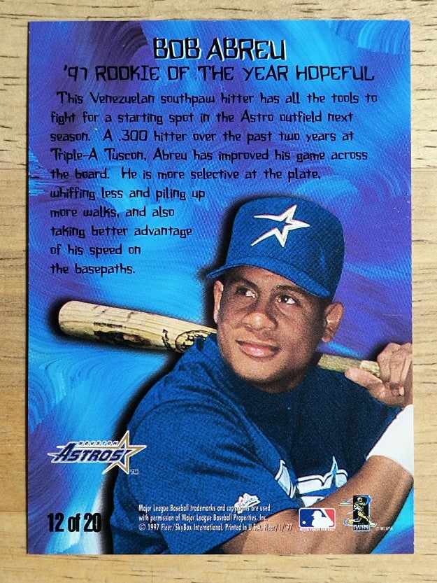 1997 Fleer Rookie Sensations #12 Bob Abreu