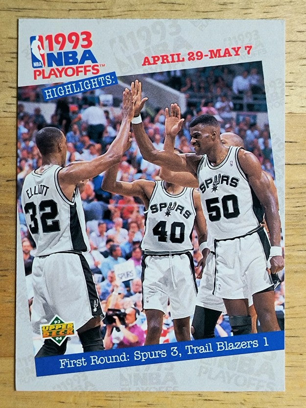 1993-94 Upper Deck #183 David Robinson/Sean Elliott PO (NM)