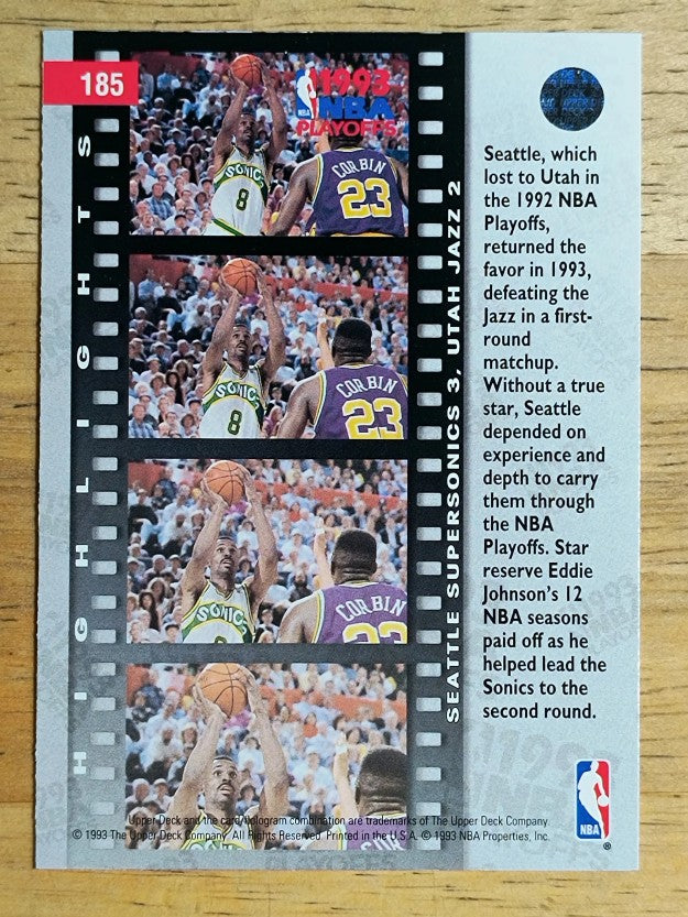 1993-94 Upper Deck #185 Eddie Johnson PO
