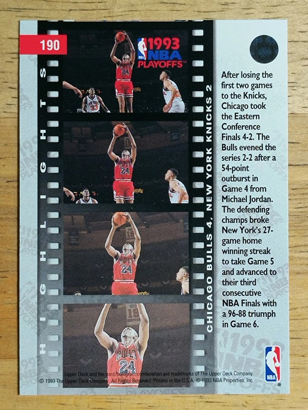 1993-94 Upper Deck #190 Bill Cartwright PO