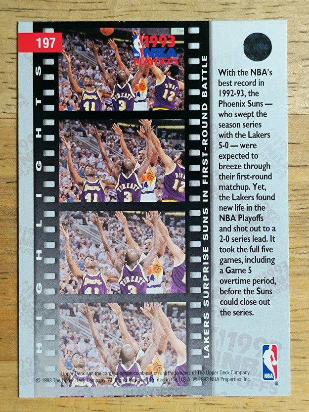 1993-94 Upper Deck #197 Charles Barkley PO (NM)