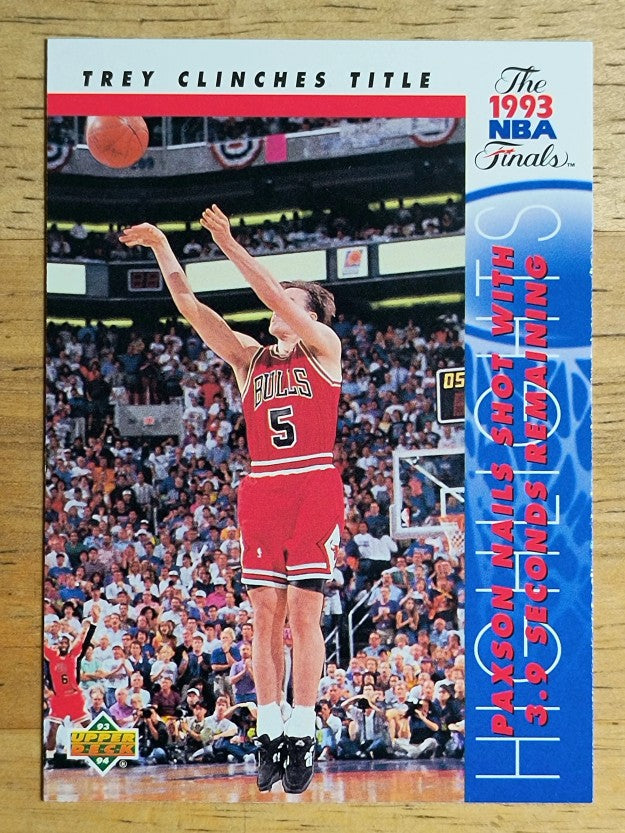 1993-94 Upper Deck #206 John Paxson FIN