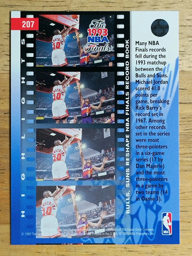 1993-94 Upper Deck #207 B.J. Armstrong FIN