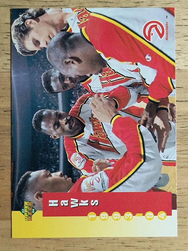 1993-94 Upper Deck #210 Atlanta Hawks Sked/Kevin Willis