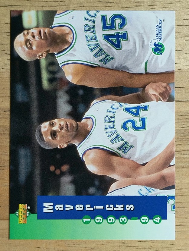 1993-94 Upper Deck #215 Dallas Mavericks Sked/Jim Jackson/Sean Rooks