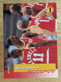 1993-94 Upper Deck #219 Houston Rockets Sked/Hakeem Olajuwon (NM)