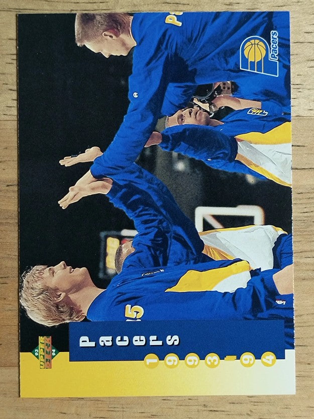 1993-94 Upper Deck #220 Indiana Pacers Sked/Rik Smits/Detlef Schrempf