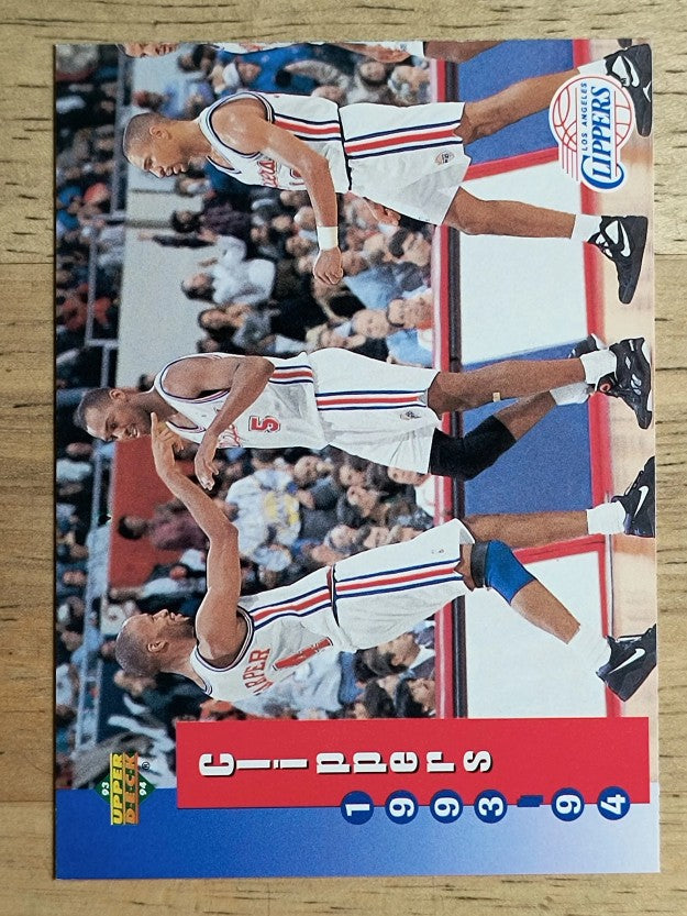 1993-94 Upper Deck #221 L.A. Clippers Sked/Ron Harper/Danny Manning/Mark Jackson
