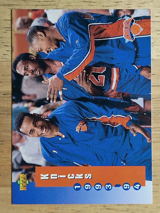 1993-94 Upper Deck #227 New York Knicks Sked/Rolando Blackmon