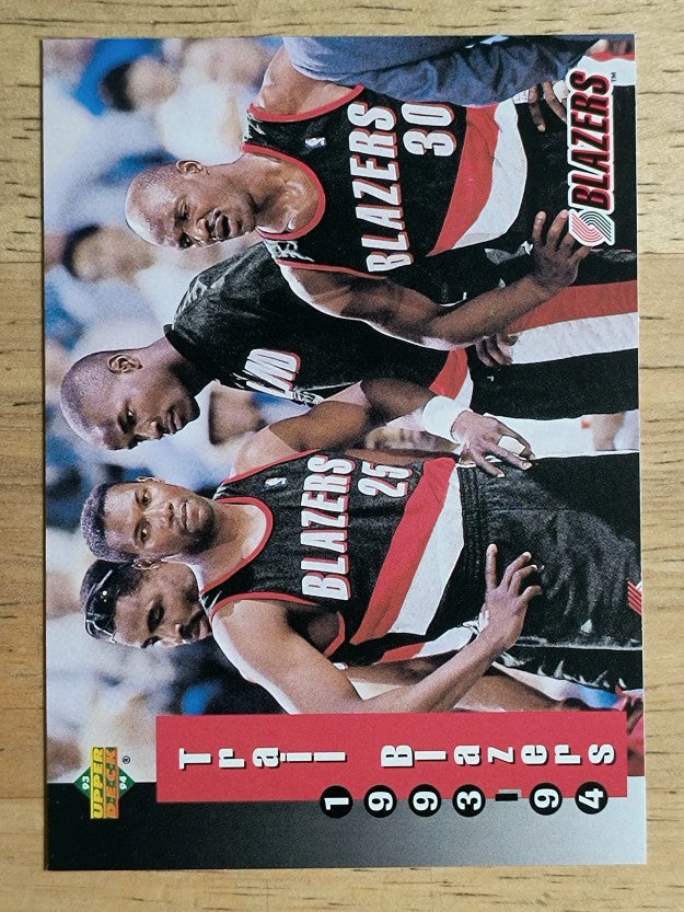 1993-94 Upper Deck #231 Trail Blazers/Buck Williams/Jerome Kersey/Terry Porter)