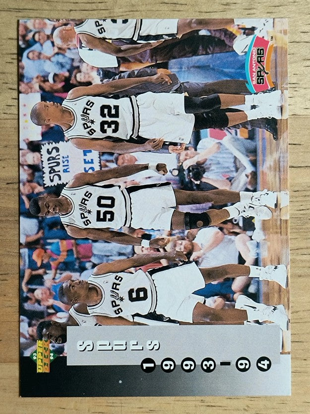 1993-94 Upper Deck #233 Spurs/David Robinson/Avery Johnson/Sean Elliott (NM)