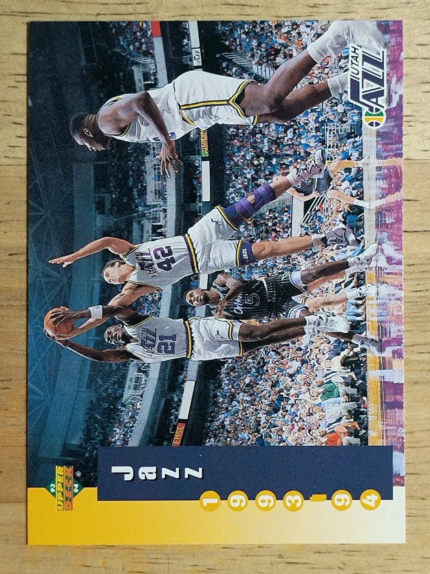 1993-94 Upper Deck #235 Utah Jazz SKED