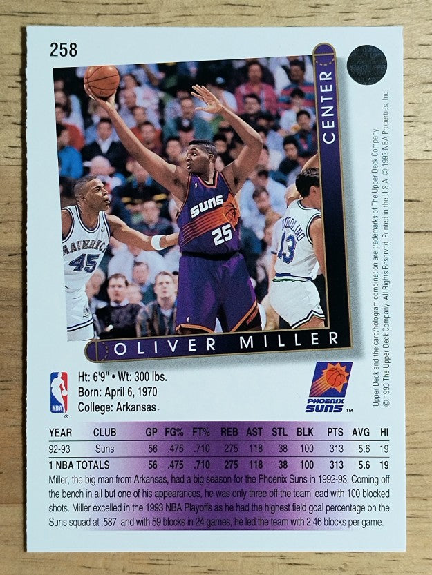 1993-94 Upper Deck #258 Oliver Miller