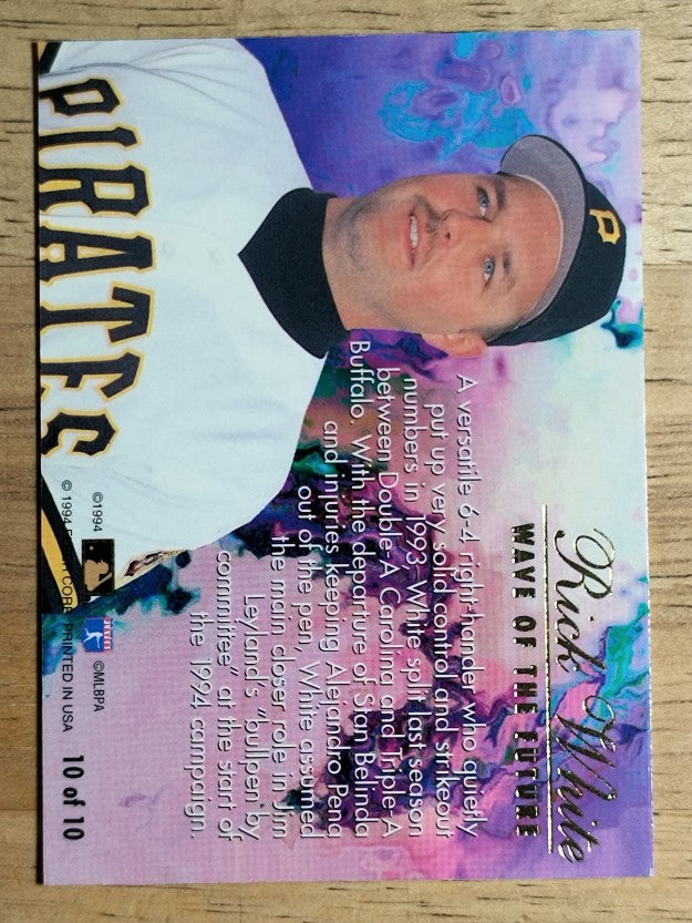 1994 Flair Wave of the Future #A10 Rick White