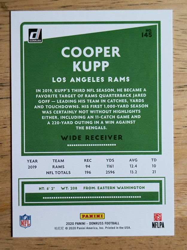 2020 Donruss #145A Cooper Kupp