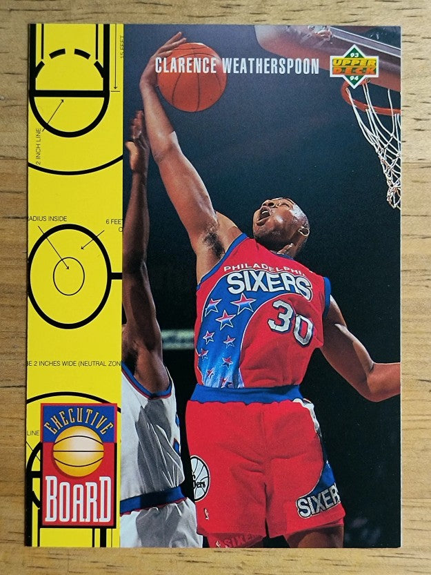 1993-94 Upper Deck #427 Clarence Weatherspoon EB