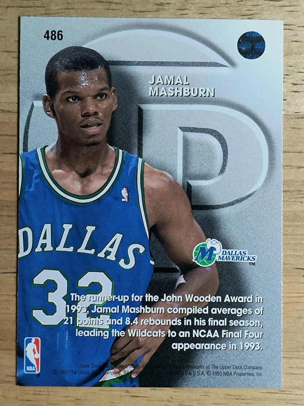 1993-94 Upper Deck #486 Jamal Mashburn TP