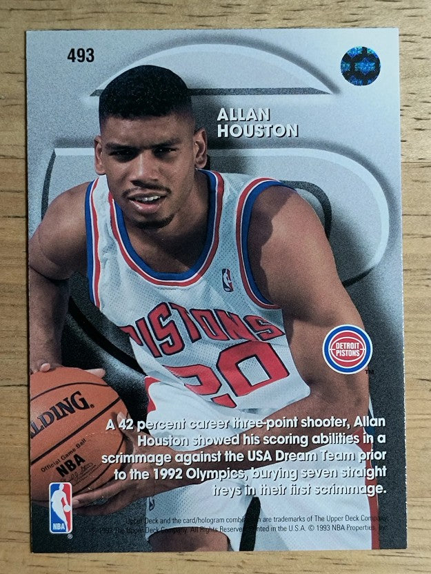 1993-94 Upper Deck #493 Allan Houston TP (NM)