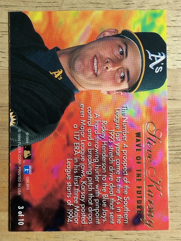 1994 Flair Wave of the Future #A3 Steve Karsay