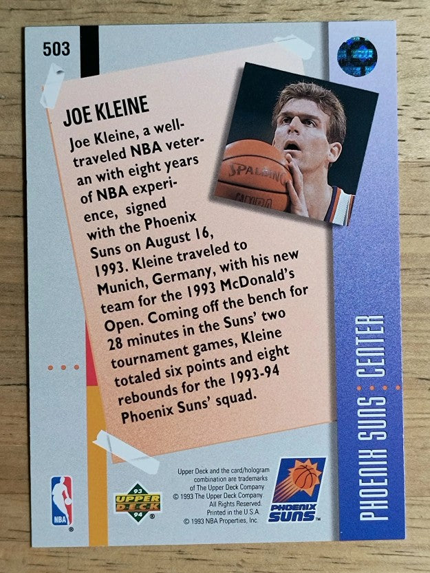 1993-94 Upper Deck #503 Joe Kleine MO