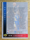 1993-94 Upper Deck #510 Checklist