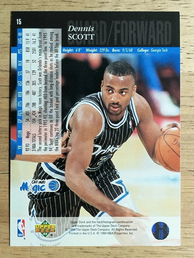 1993-94 Upper Deck SE #15 Dennis Scott