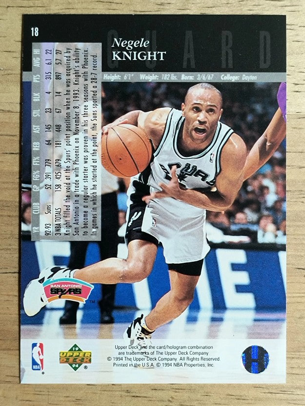 1993-94 Upper Deck SE #18 Negele Knight