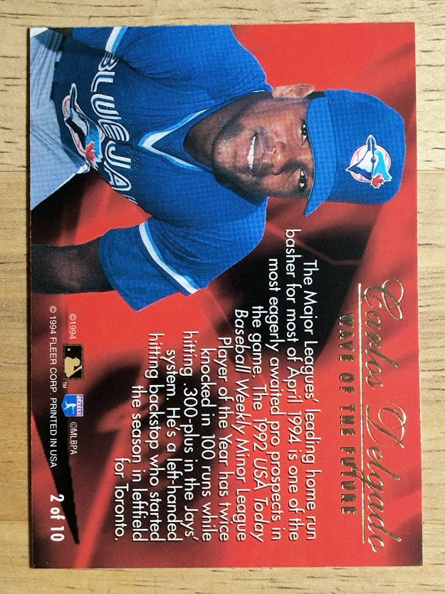 1994 Flair Wave of the Future #A2 Carlos Delgado