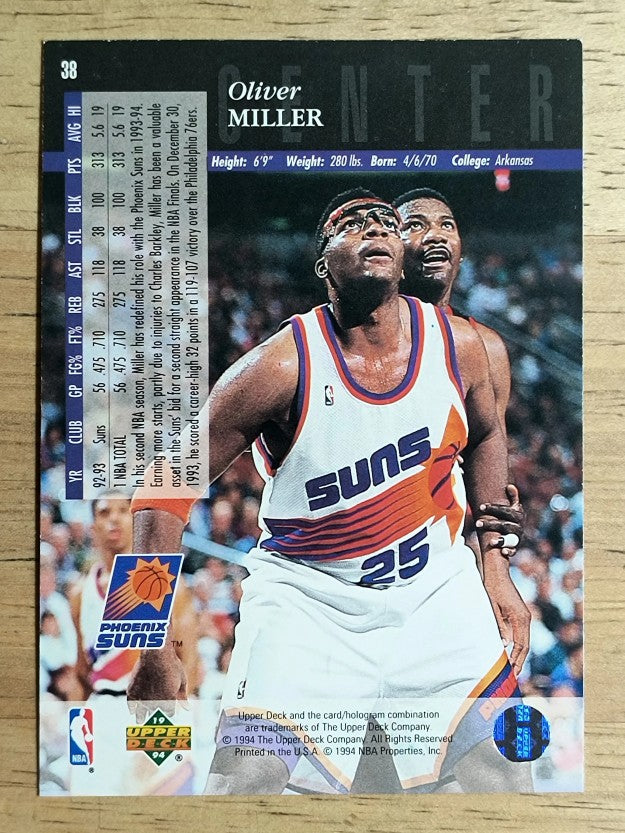 1993-94 Upper Deck SE #38 Oliver Miller
