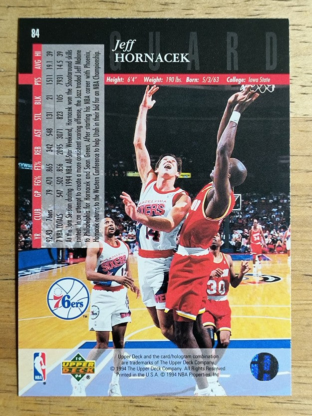 1993-94 Upper Deck SE #84 Jeff Hornacek